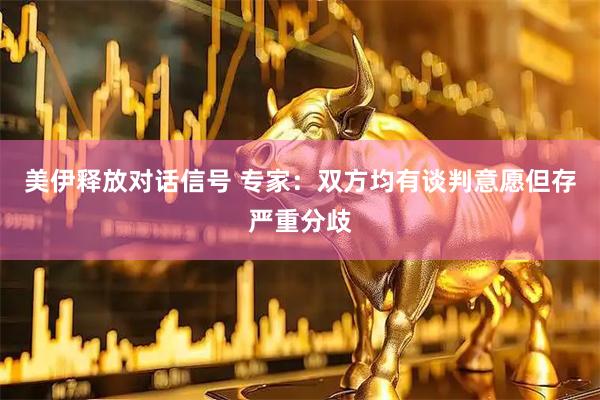 美伊释放对话信号 专家：双方均有谈判意愿但存严重分歧