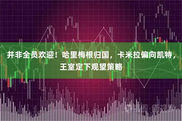 并非全员欢迎！哈里梅根归国，卡米拉偏向凯特，王室定下观望策略